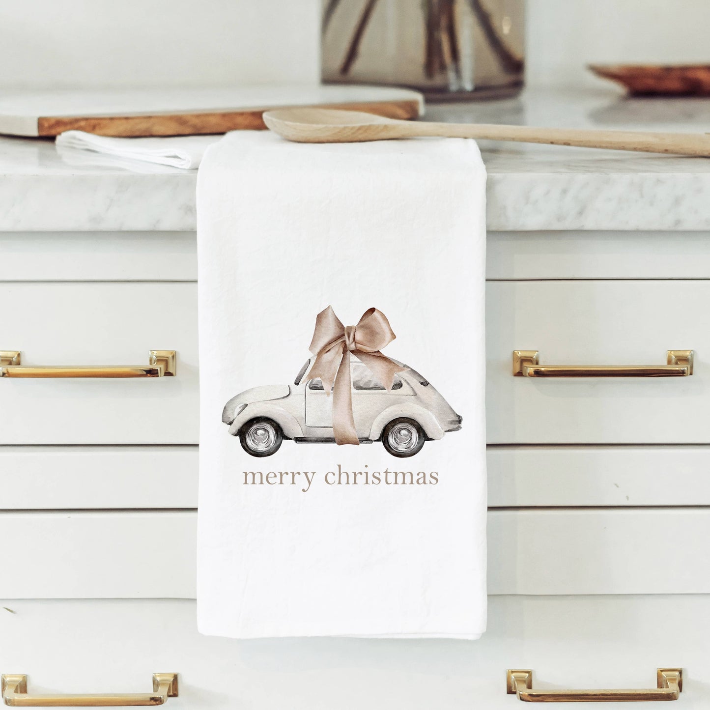Porter Lane Home - Merry Christmas Bug Tea Towel