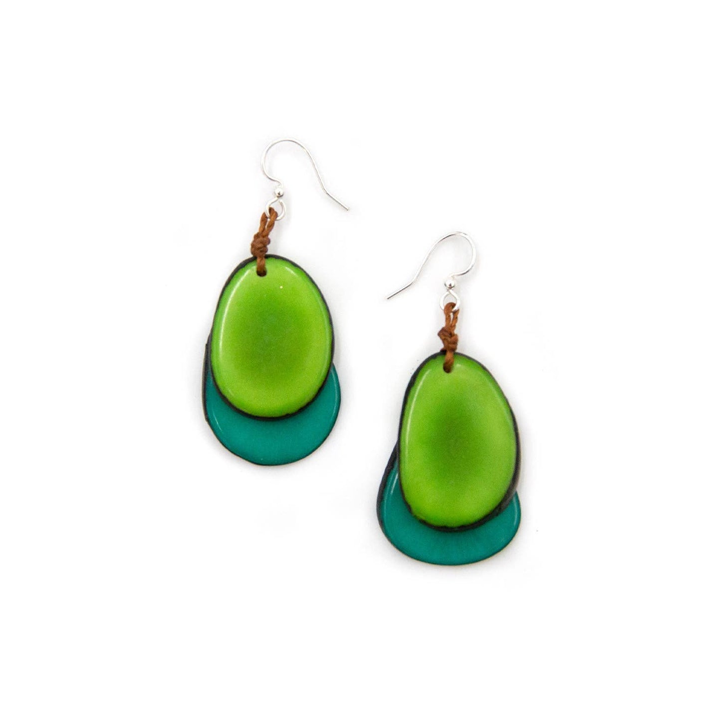 Organic Tagua Jewelry - Fiesta Earrings