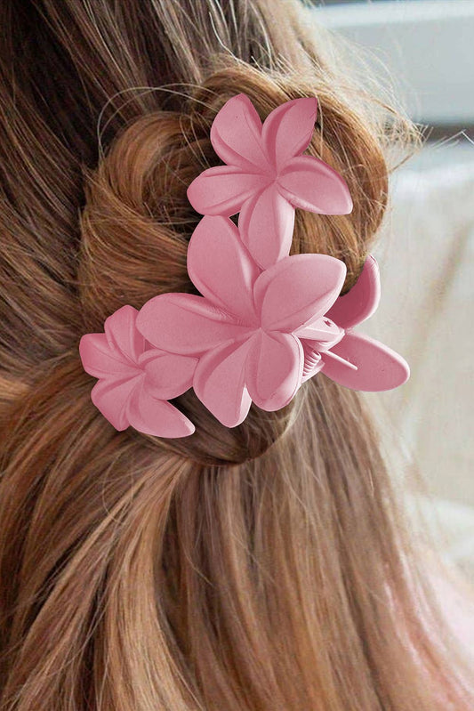 Aapparella - 3D Flower Plastic Resin Hair Claw