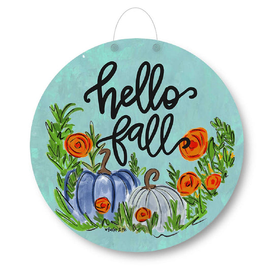 Baxter & Me - Hello Fall Door Hanger