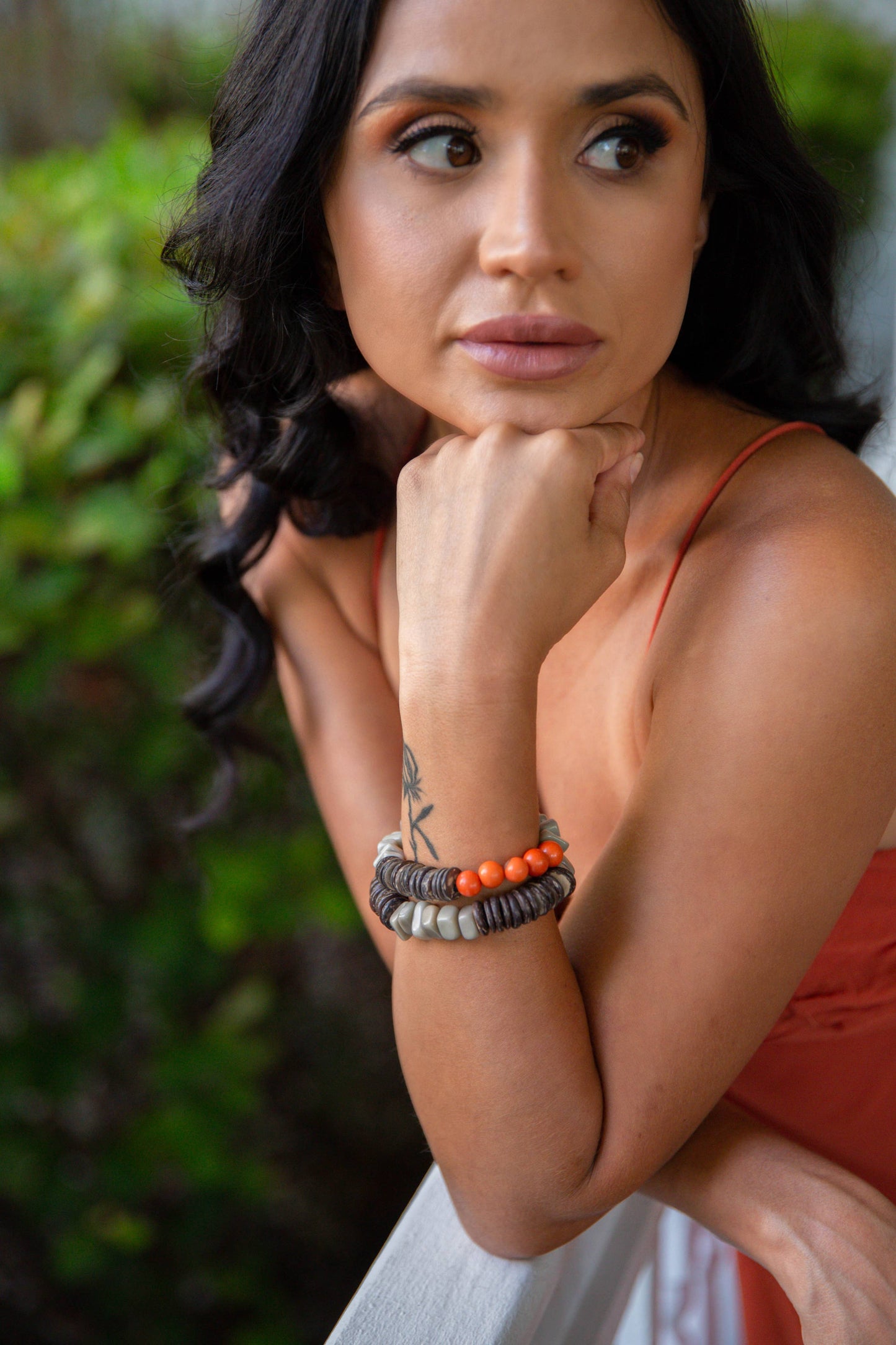 Organic Tagua Jewelry - Jia Bracelet