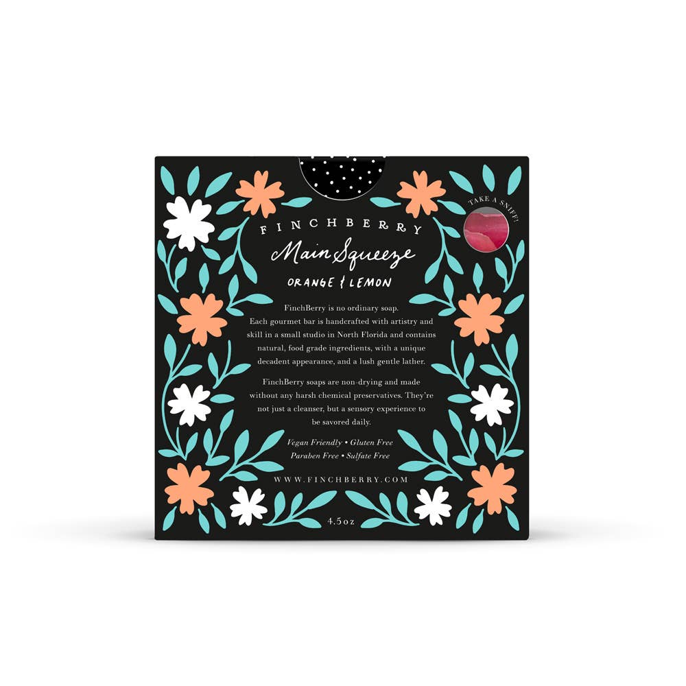 FinchBerry - Main Squeeze Vegan-friendly Gluten-free Boxed Soap