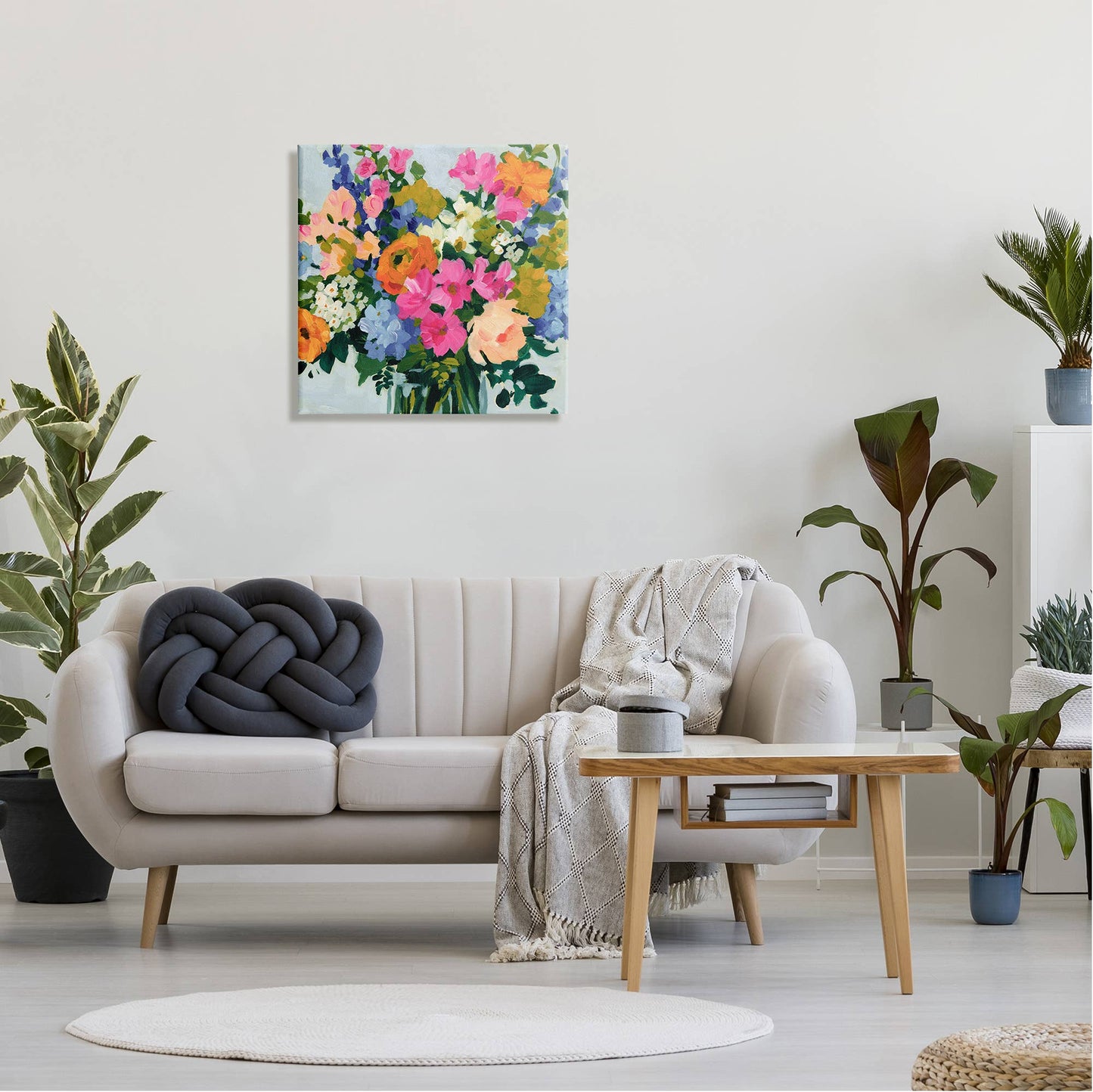 Stupell Industries - Vivid Bouquet Blooms Canvas Art