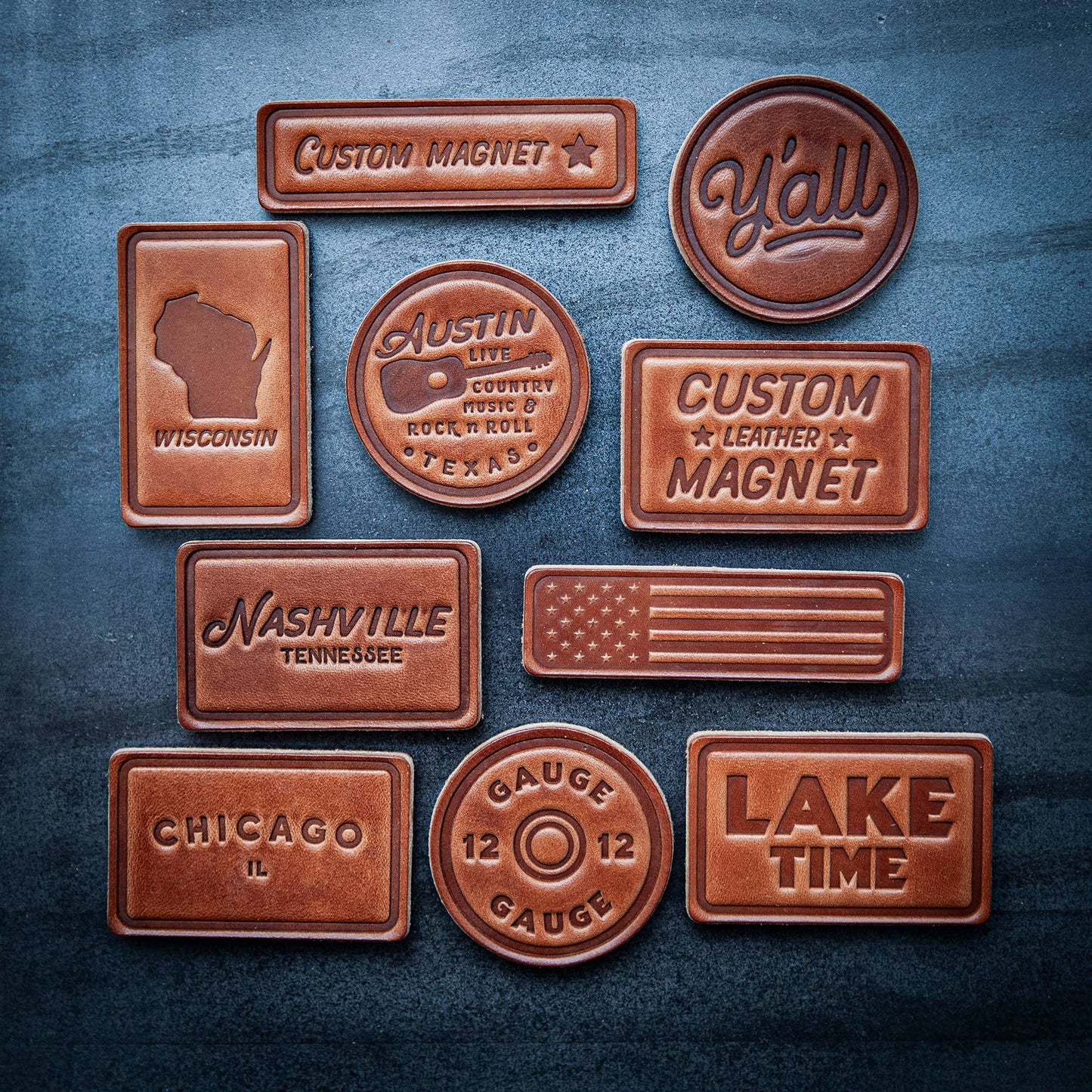 Sugarhouse Leather - Tennessee Tristar Leather Magnet Circle Style