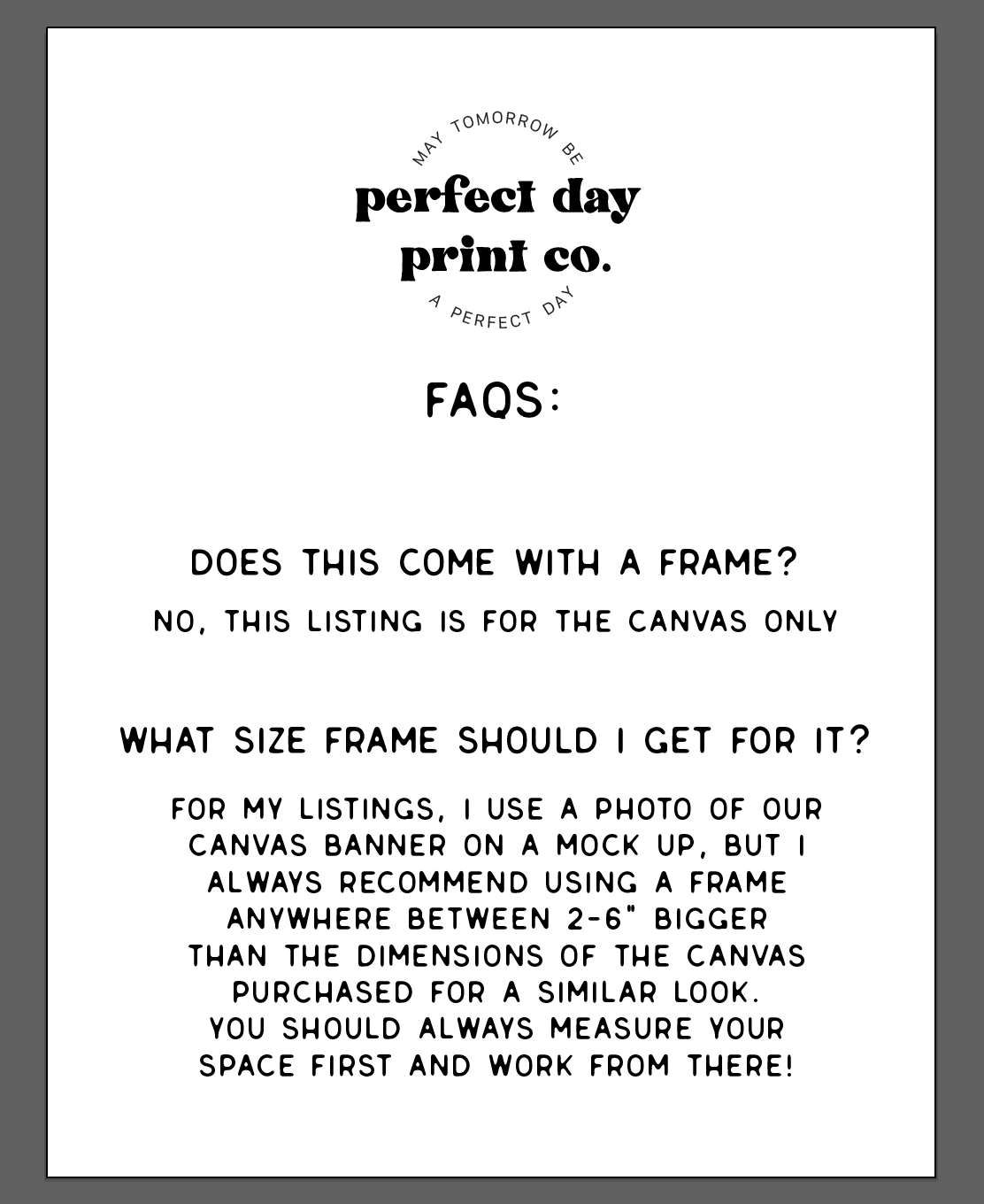 Perfect Day Print Co - Camp More Canvas Art Print, Camping Wall Decor 8x10 