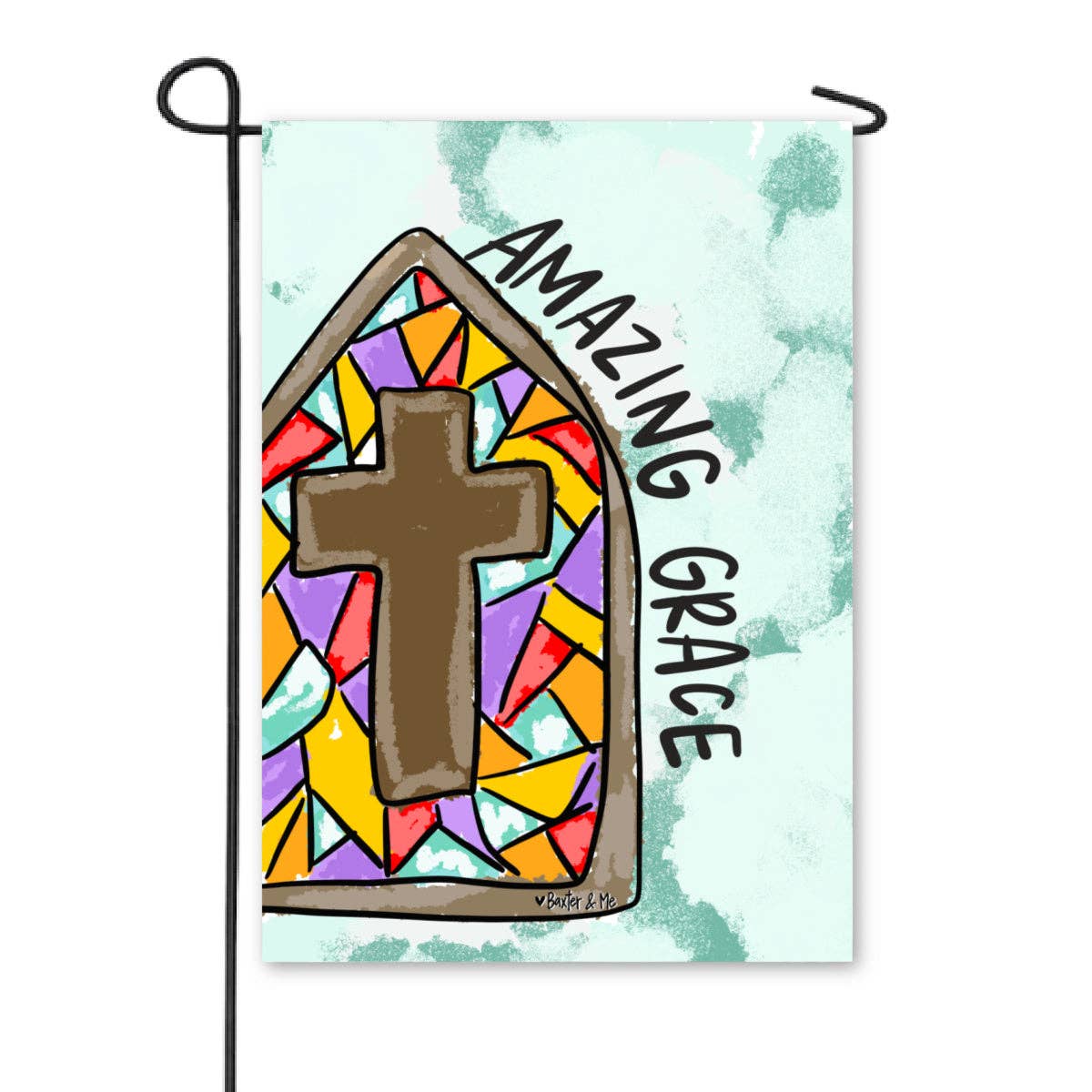 Baxter & Me - Amazing Grace Garden Flag