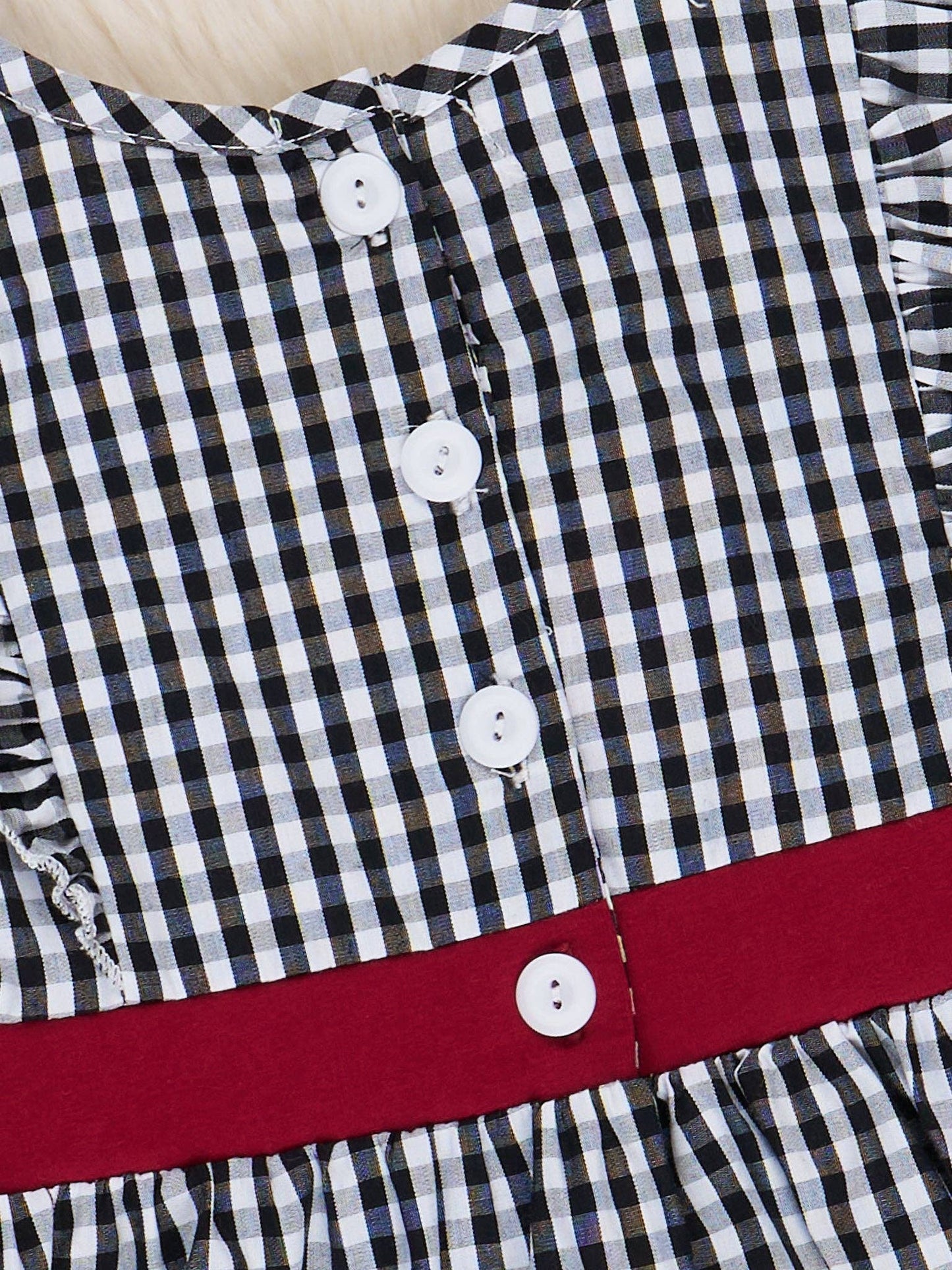 Marie Nicole Clothing - South Carolina Smocked Gingham Dress