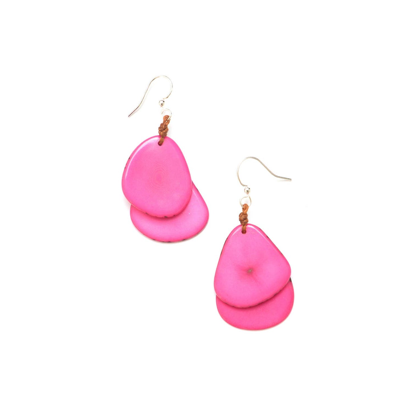 Organic Tagua Jewelry - Fiesta Earrings