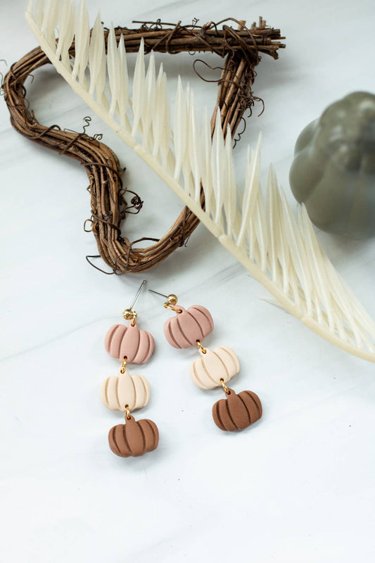 EJ Clay Co - Darling Pumpkin Dangles