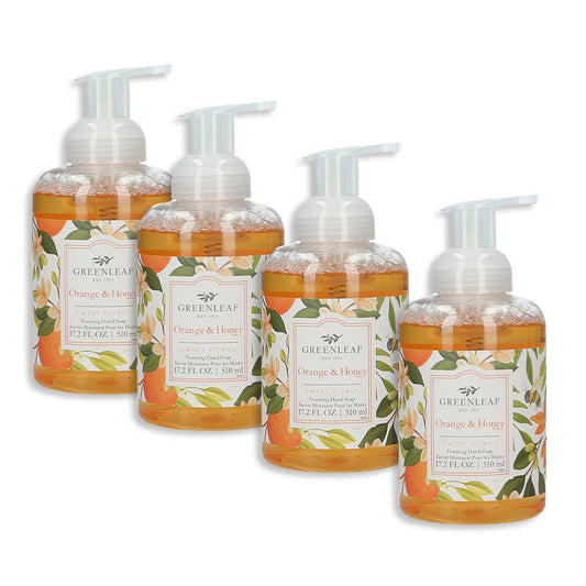 Greenleaf Gifts - Orange & Honey Foaming Hand Soap