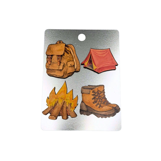 Driftless Studios - Fall Hiking Trip Magnet Set - Fall Decor