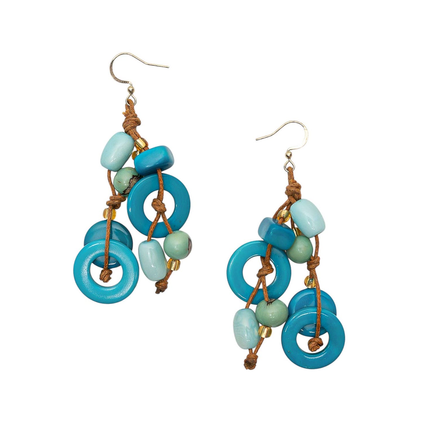 Organic Tagua Jewelry - Cyrus Earrings