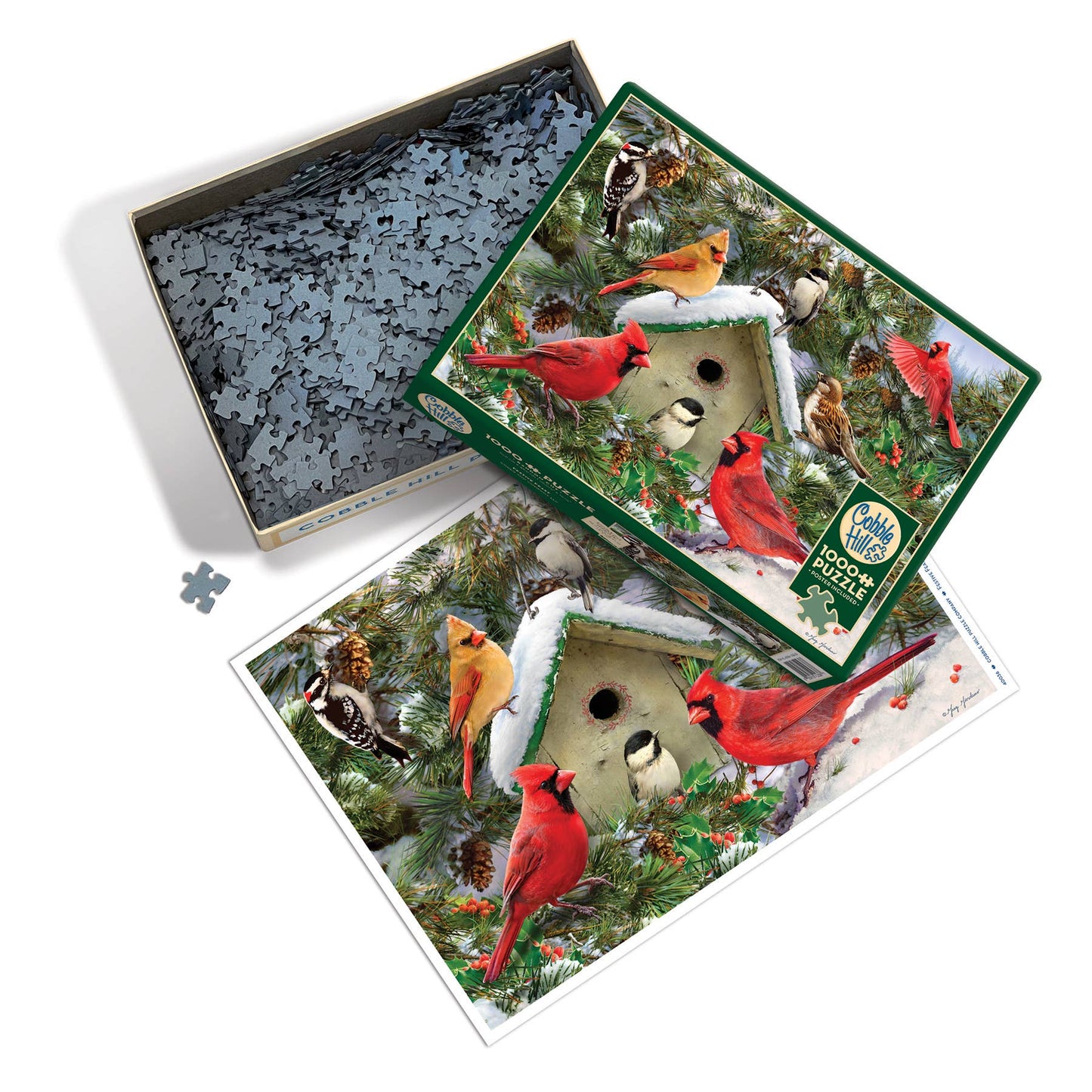 Outset Games and Cobble Hill Puzzles - Festive Feast 1000pc puzzle