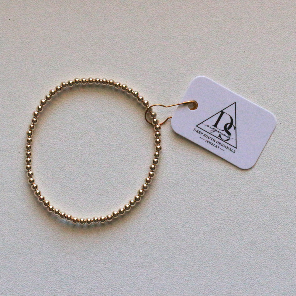Deep South Originals, LLC - Mollie Gold-Filled Beaded Bracelet ~ Deep South Originals