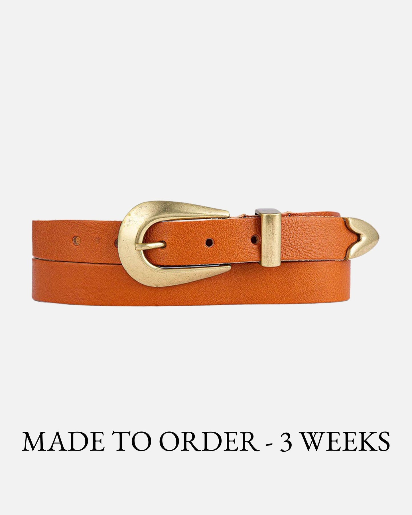 Amsterdam Heritage Leather Belts, Bags, Jackets & Apparel - MADE TO ORDER Adrie | Skinny Leather Belt Women