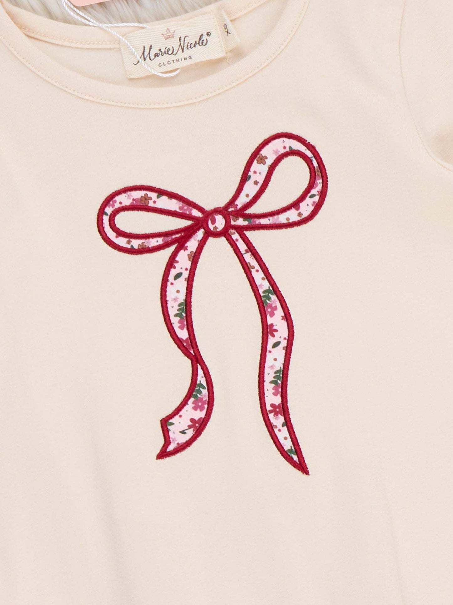 Marie Nicole Clothing - Blooming Fall Bow Ruffle Outfit