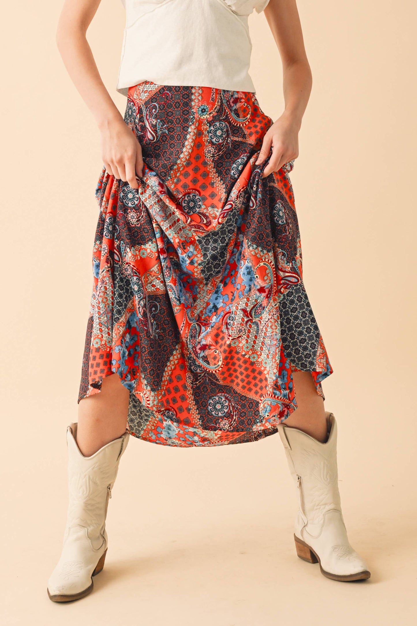 AEMI + CO - 773DN Bradyn Print Skirt 6