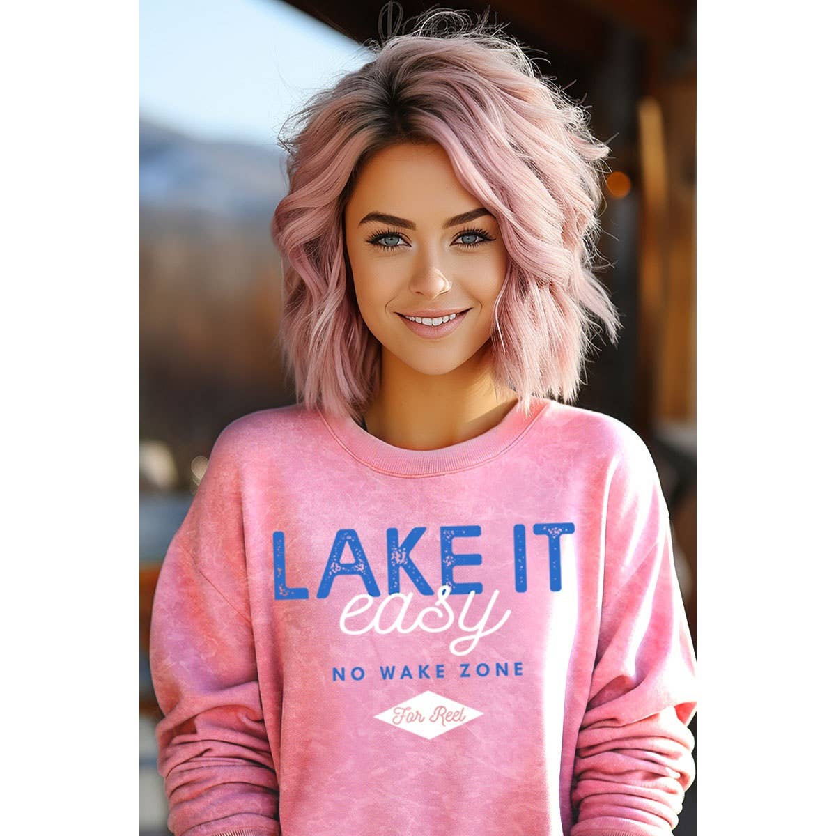 HRTandLUV - LAKE IT EASY MINERAL GRAPHIC SWEATSHIRTS