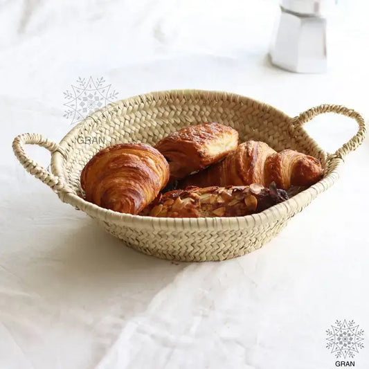 Gran Wholesale - Moroccan Straw Woven Plate, Handcrafted Wicker Plates