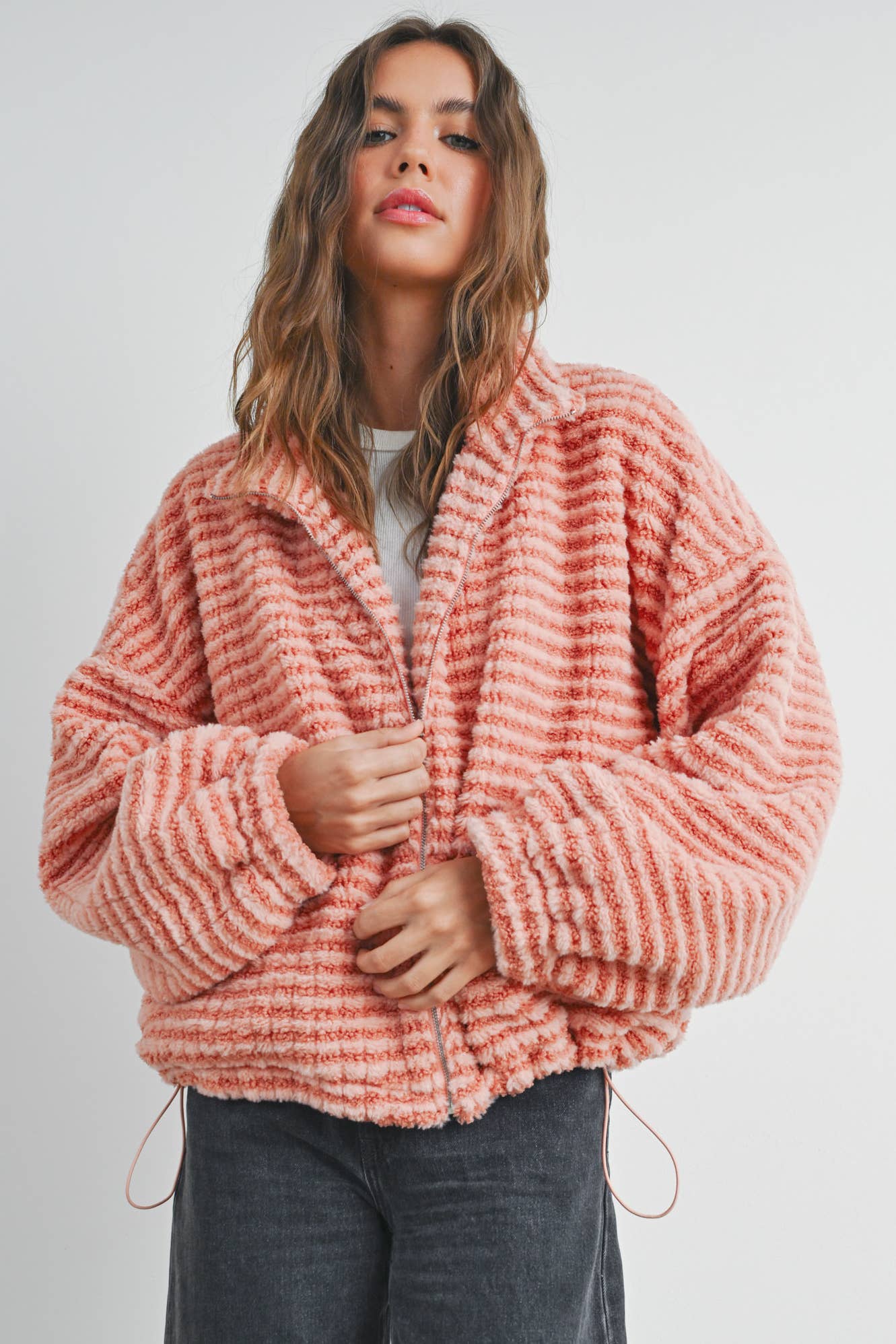 BUTTERMELON - Fall Collared Puffer Jacket - BMJ7497