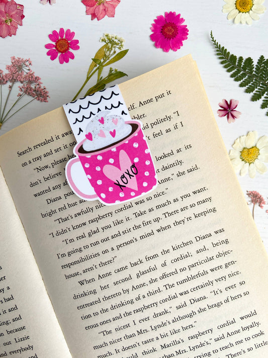 Makerie Day - Valentine's Day Hot Cocoa Mug Magnetic Bookmark