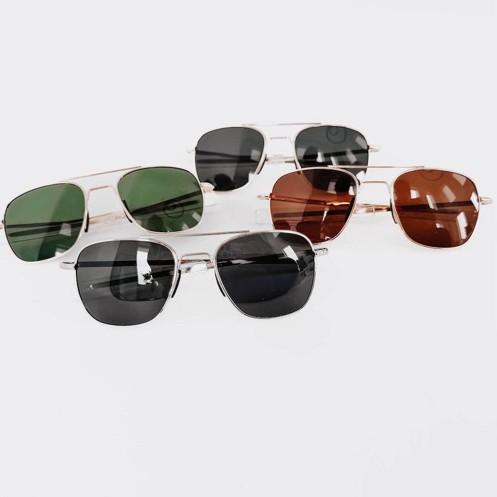 Pretty Simple - Sunny Square Aviator Sunglasses
