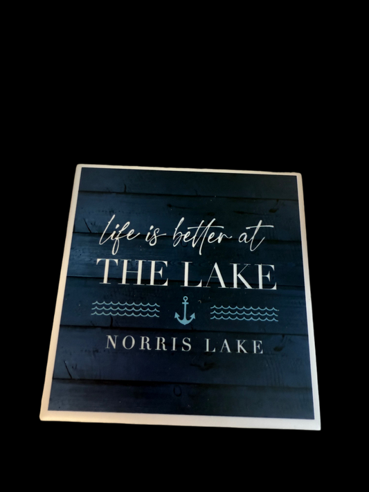 Melody Press Co. - Life Is Better at the Lake Custom Lake Coasters