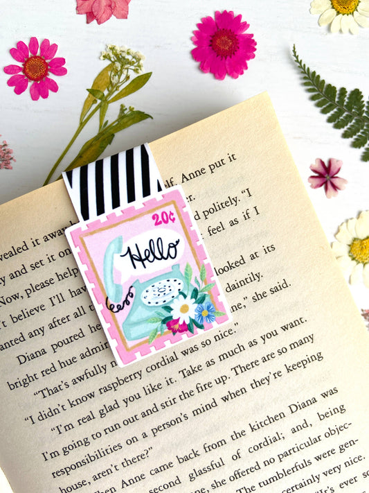 Makerie Day - Vintage Telephone Stamp Bookmark