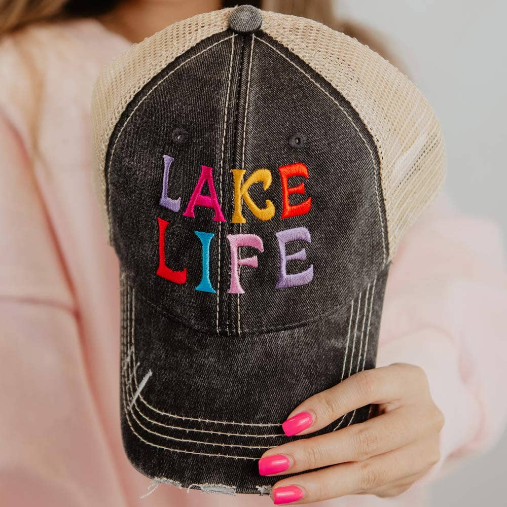 Katydid - Lake Life (UPPER CASE) Trucker Hat