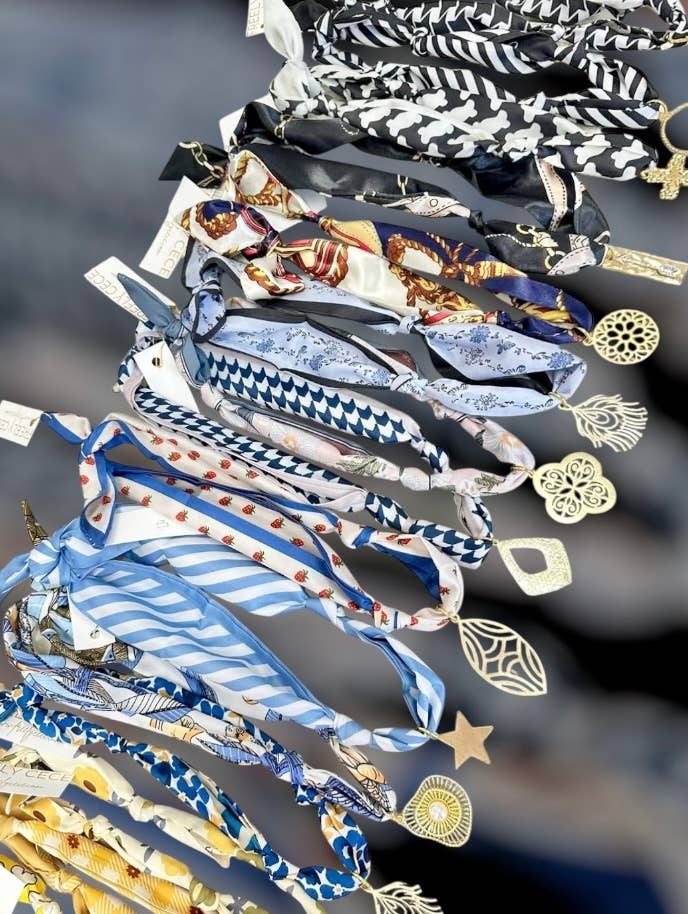 Freely Cece LLC - Trendy Scarf Charm Necklace 