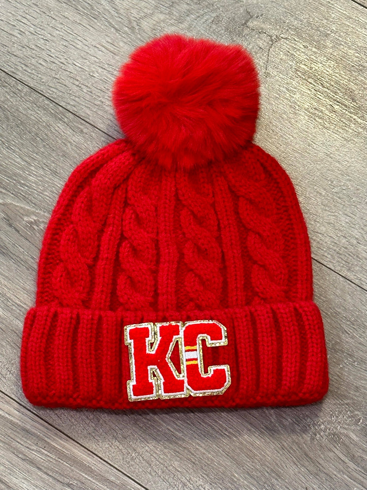 Chiefs Hart & Lux - KC Striped Beanie