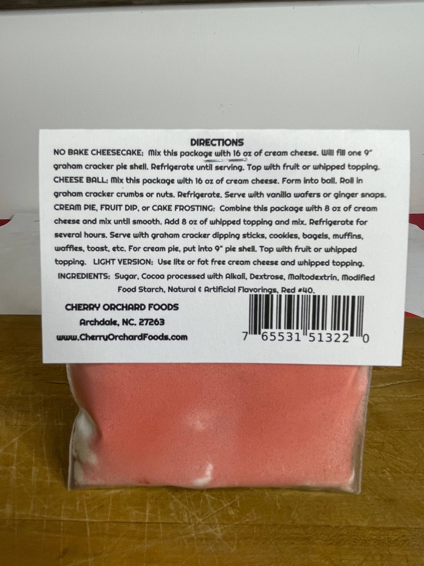 Cherry Orchard Foods - Dessert Mixes (Original Packaging)