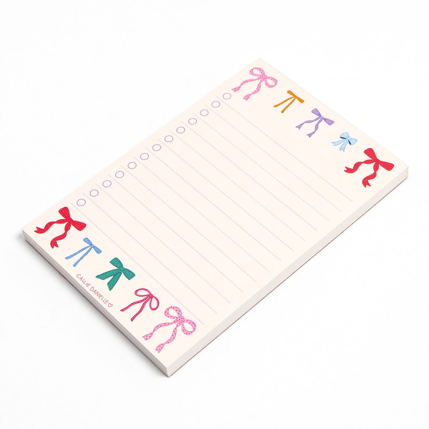 Callie Danielle - Coquette Bows To Do List Notepad