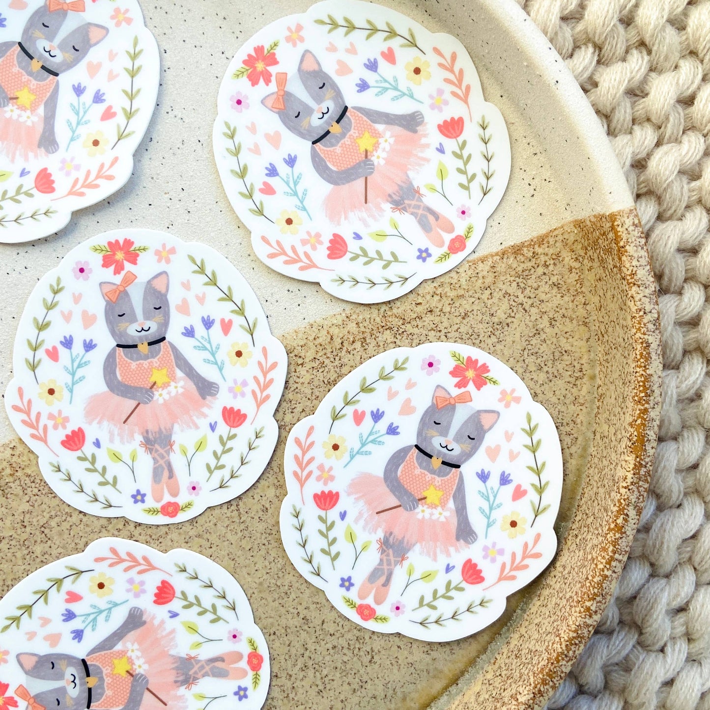 Makerie Day - Ballerina Kitty Sticker