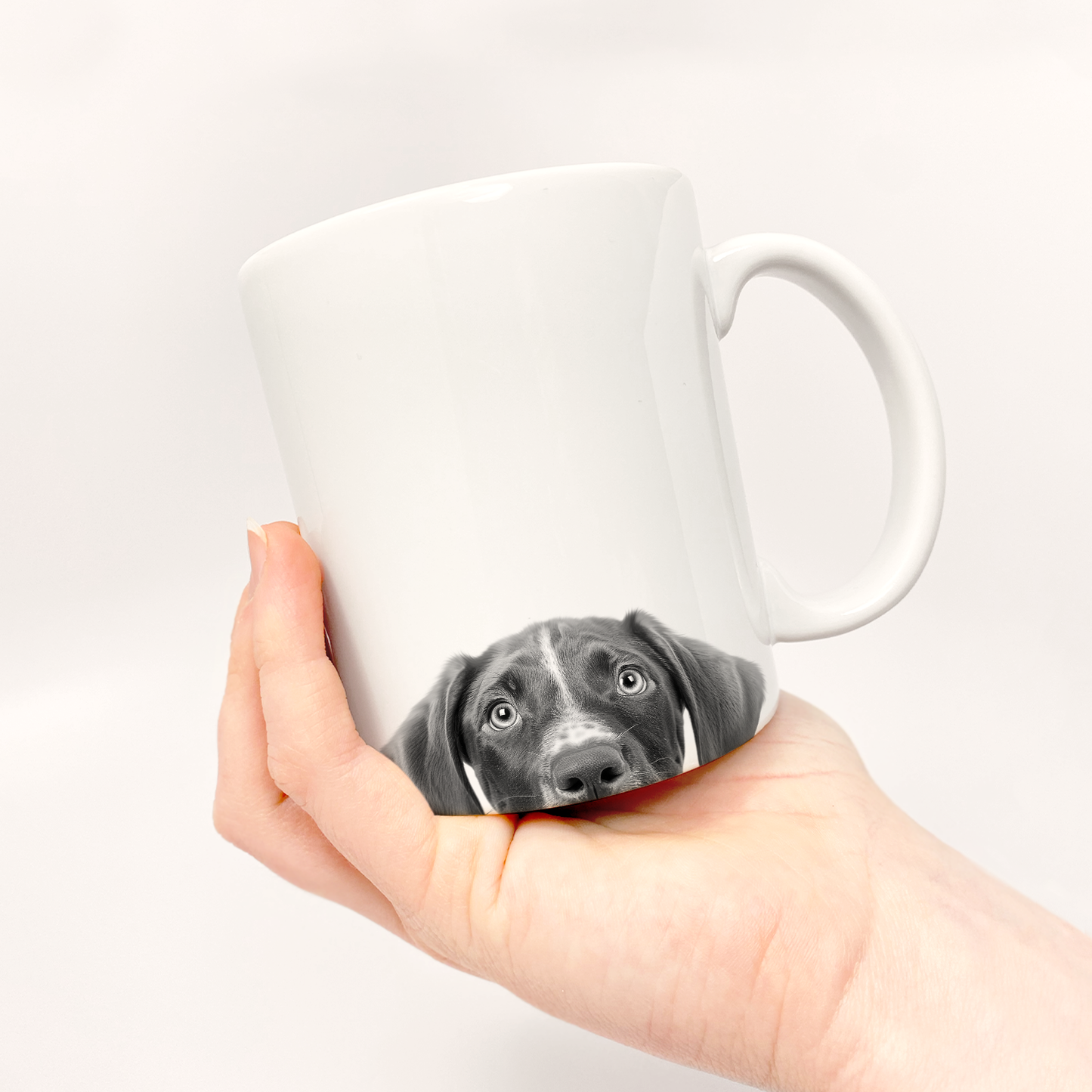 Perkie Prints - Peeking German Shorthair (GSP) Mug