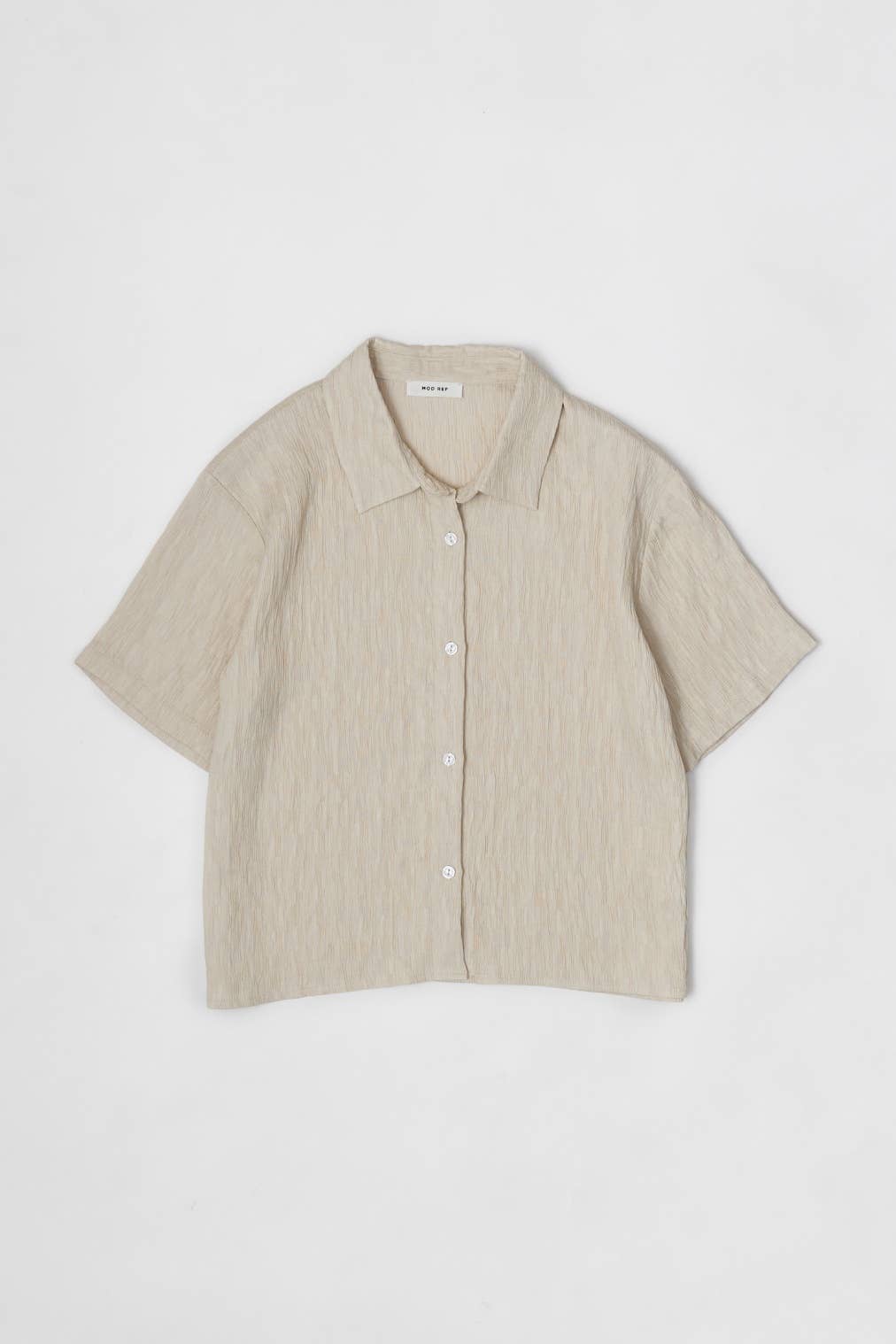 MOD REF - The Miranda Top | Textured Button-Down Top
