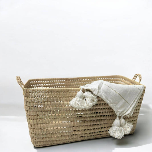Gran Wholesale - Palm-Leaf-Storage-Basket-Handmade