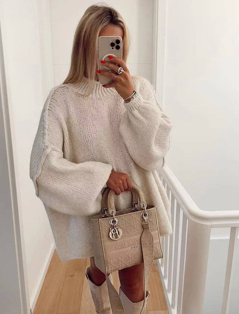 Masyal - Oversized Knit Sweater #5