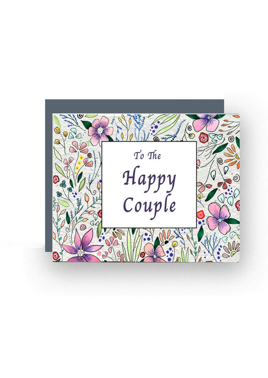 Artsy Em - For The Happy Couple Wildflower Seed Paper Card