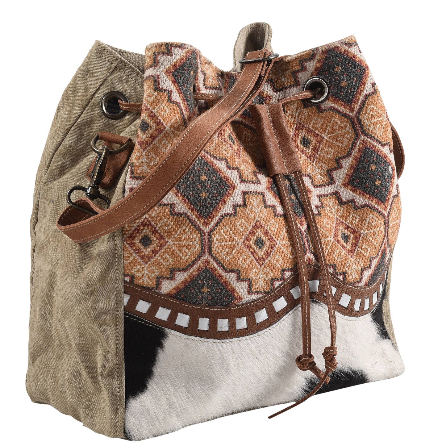 Clea Ray Canvas Bags & Clothing - BUCKET DRAWSTRING BAG
