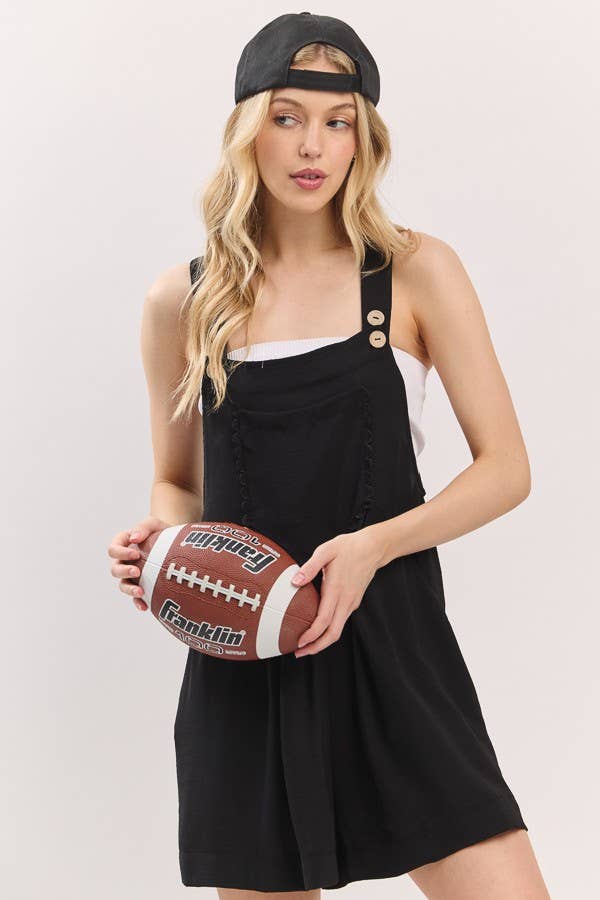 Sewn and Seen - Scallop Pocket Strap Romper