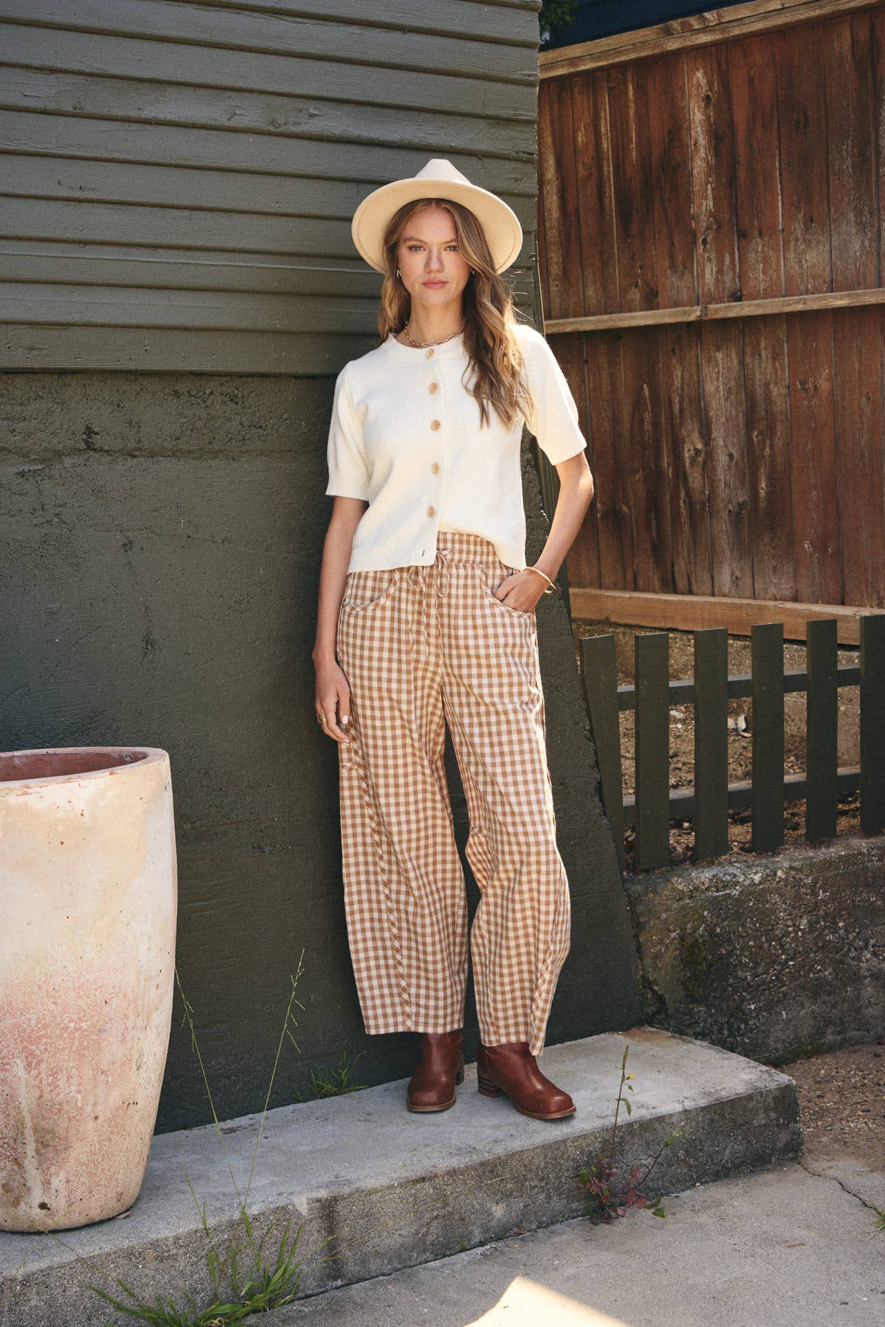 in february - WEEKEND COFFEE MINIMAL SILHOUETTE COTTON CARDIGAN