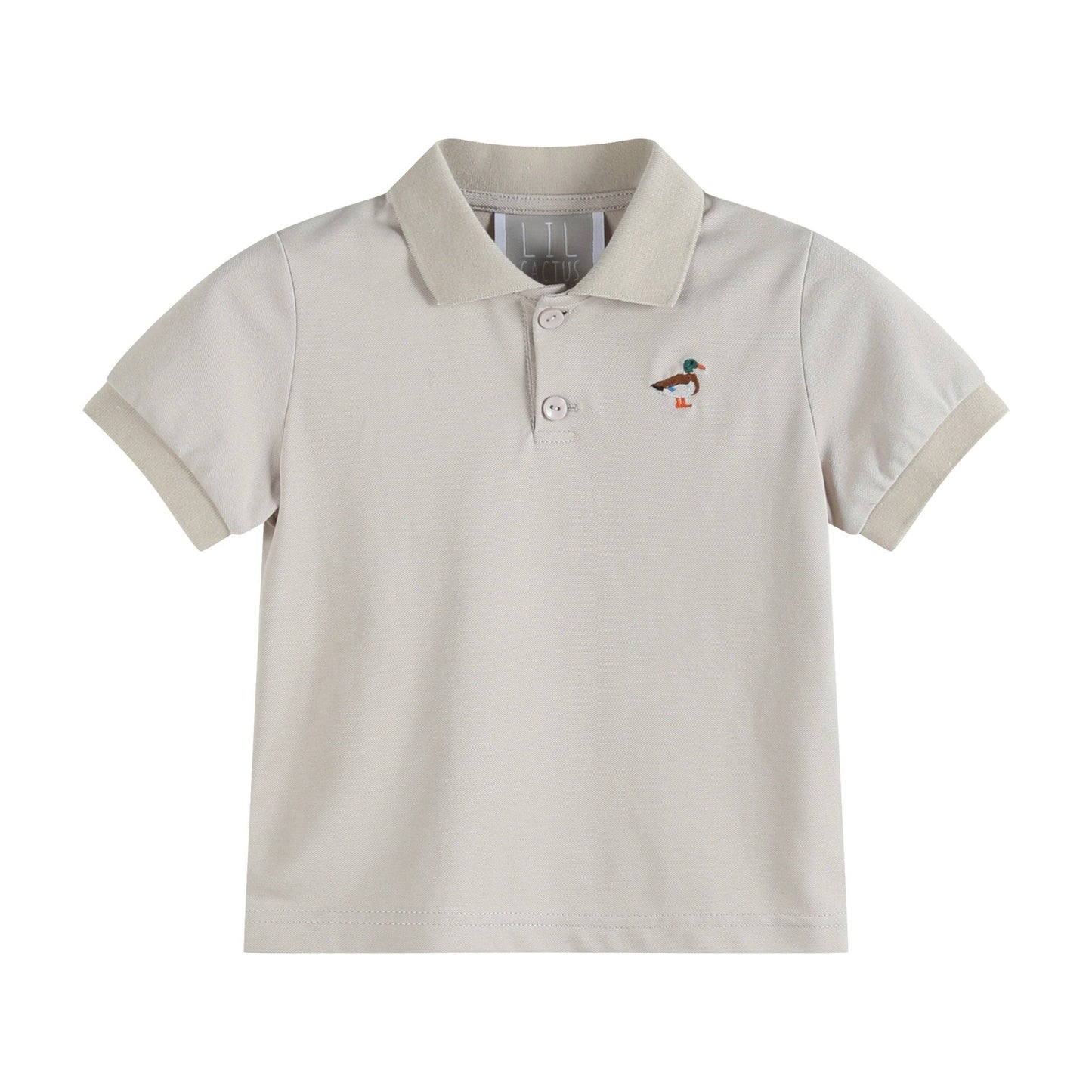 Lil Cactus - Light Brown Mallard Duck Golf Polo Shirt