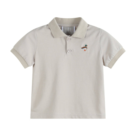 Lil Cactus - Light Brown Mallard Duck Golf Polo Shirt