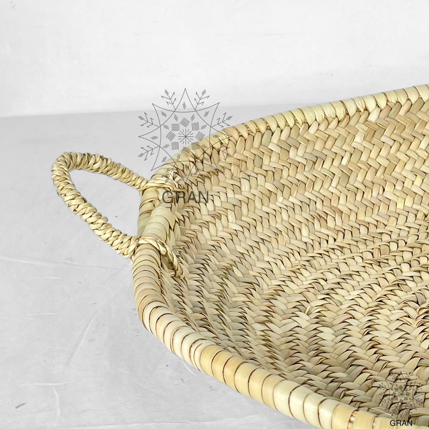 Gran Wholesale - Moroccan Straw Woven Plate, Handcrafted Wicker Plates