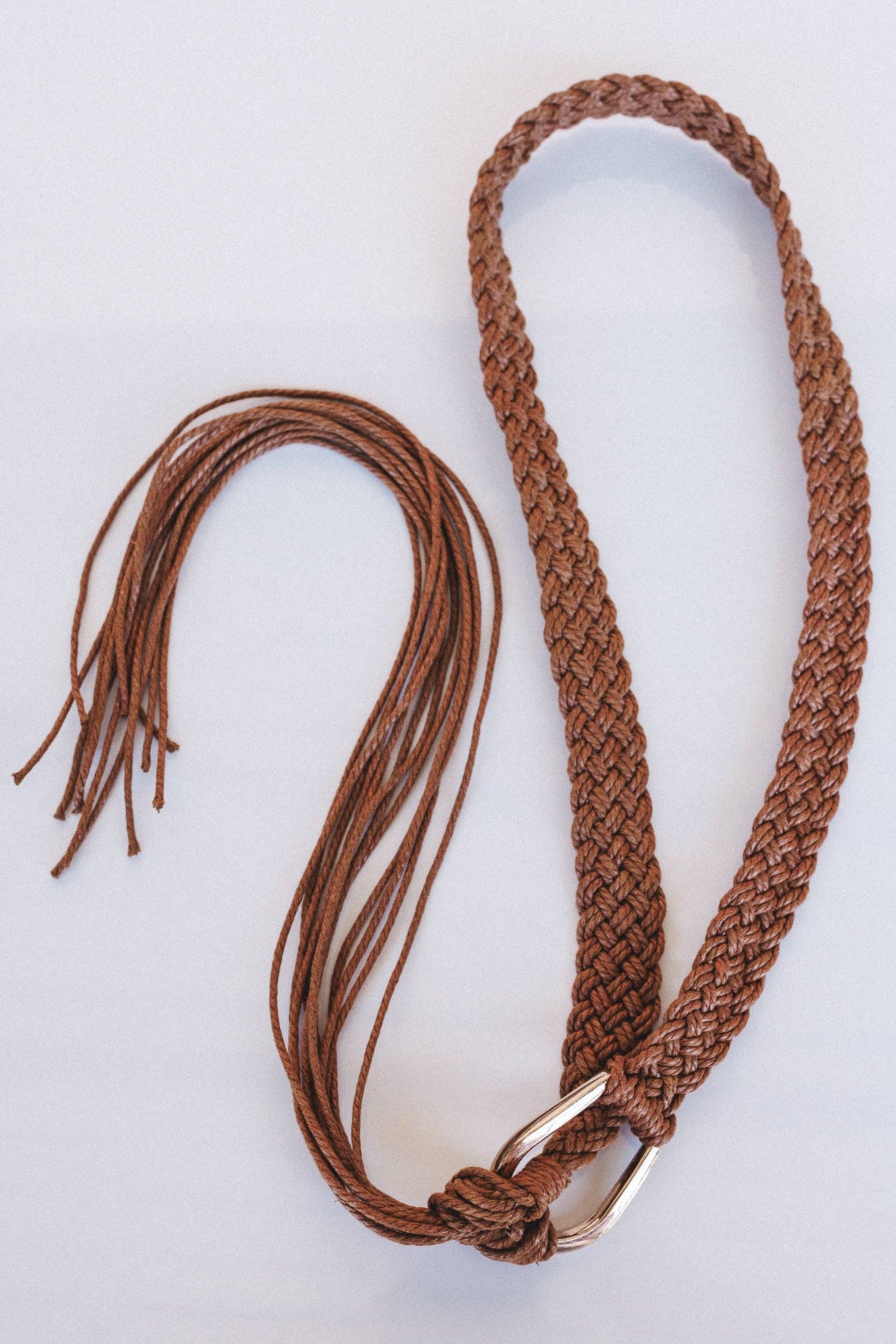 Three Bird Nest - Wanderfree Braided Belt - Camel