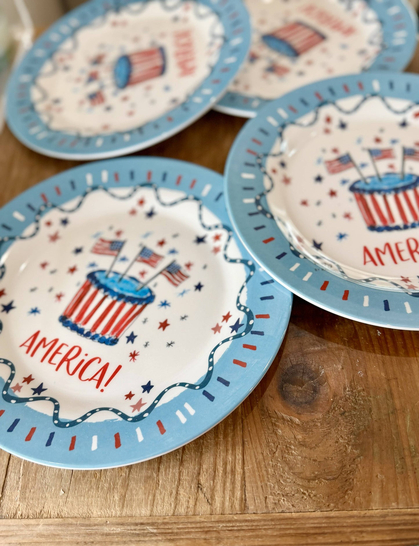 Happy By Rachel, LLC - Celebrate America Plate (set of 4)