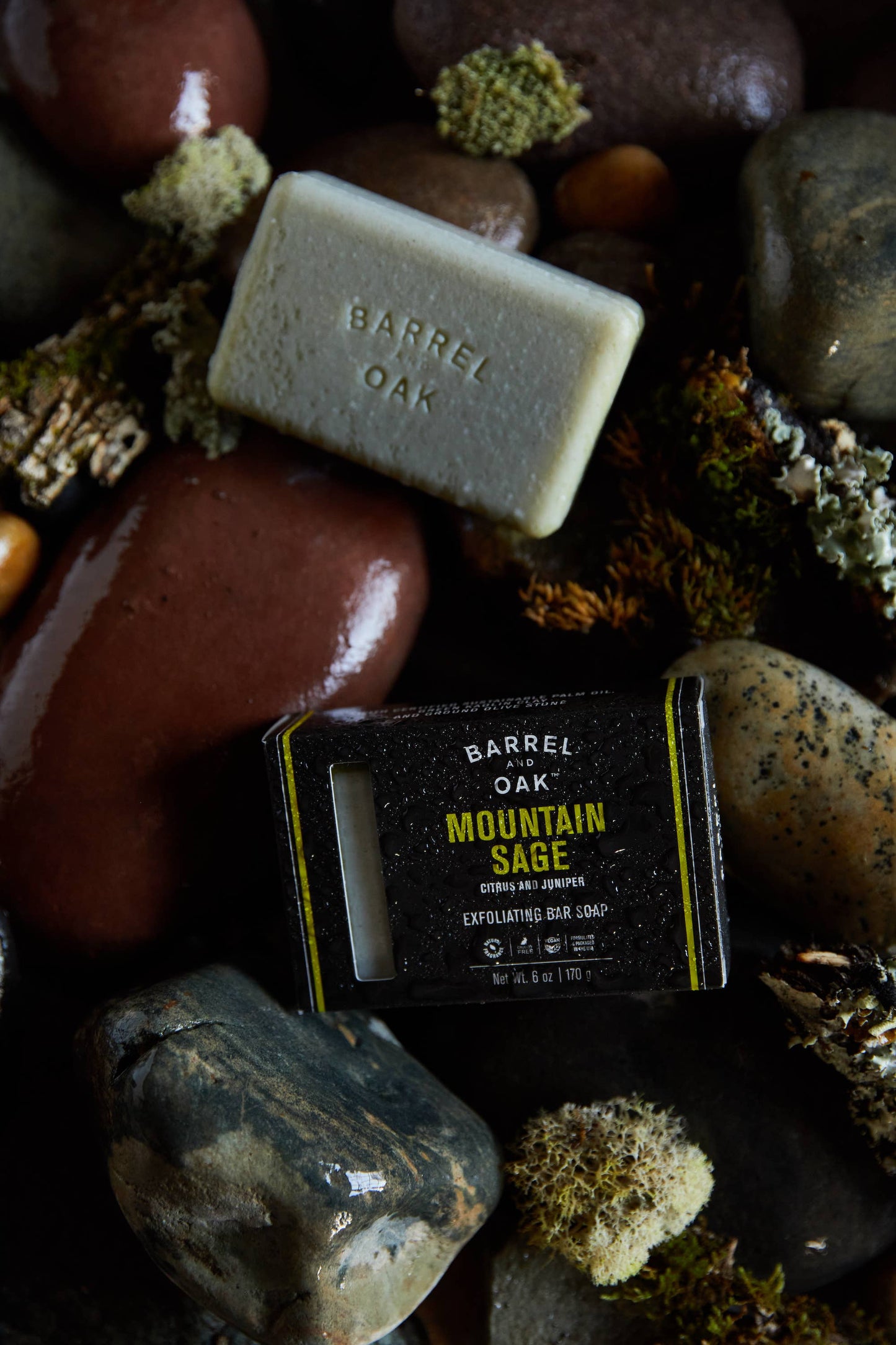 Gentlemen's Hardware - Exfoliating Soap Bar - Mountain Sage 6 oz
