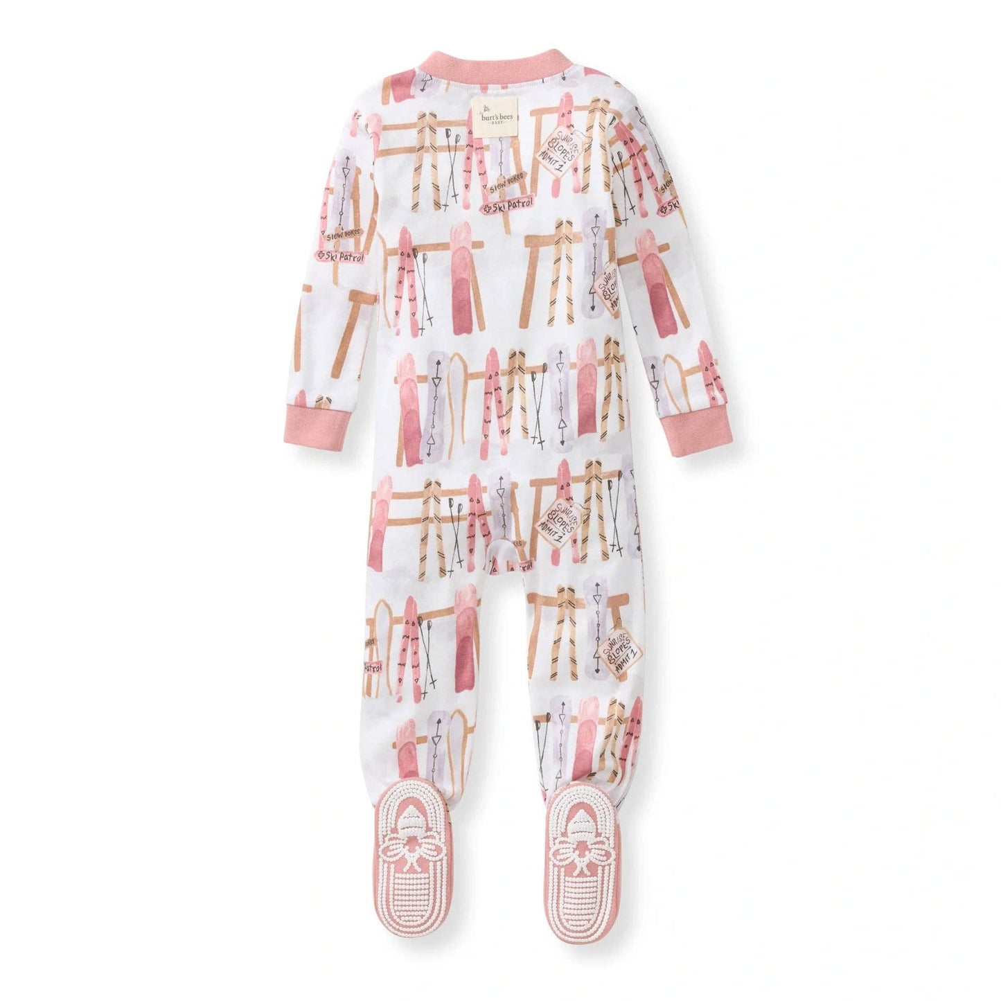 Burt's Bees Baby - Sunrise Slopers Organic Sleeper - Organic Rose