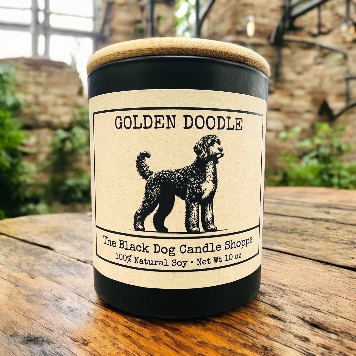 The Black Dog Candle Shoppe - Golden Doodle Dog Breed Candle